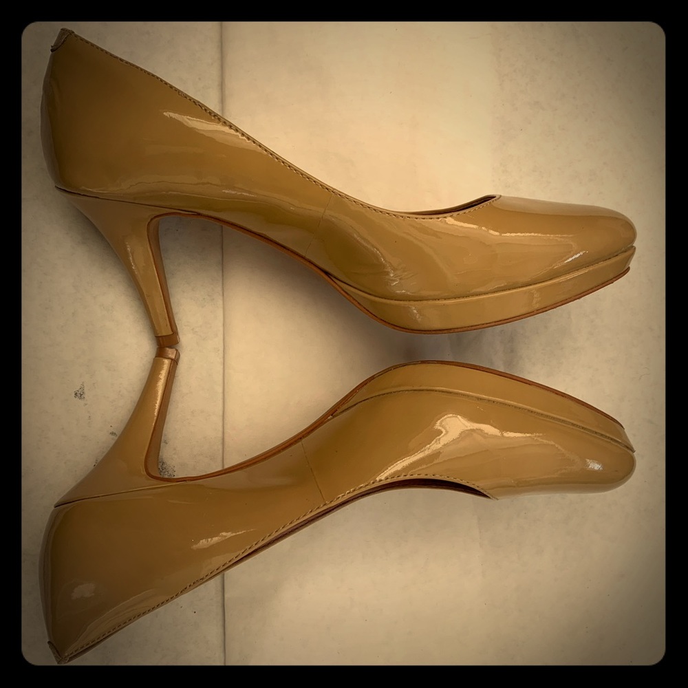 Vince Camuto Tan Heels Beige Flirty Nude W 7